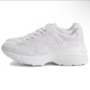 Gucci GG Supreme Rhyton Sneaker White